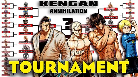 kengan ashura tournament|kengan annihilation tournament bracket.